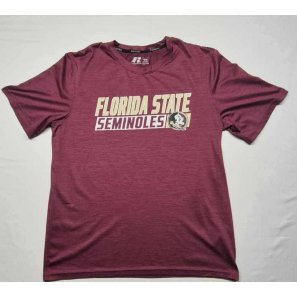 Florida State Seminoles men red logo athletic Rawlings‎ graphic t-shirt football